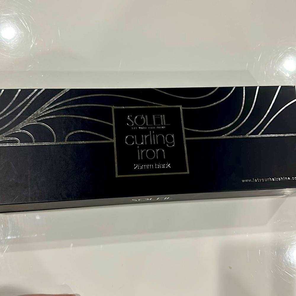 SOLEIL curling iron 25mm BLACK